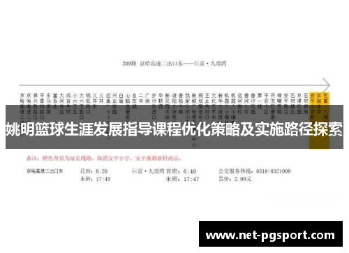 姚明篮球生涯发展指导课程优化策略及实施路径探索